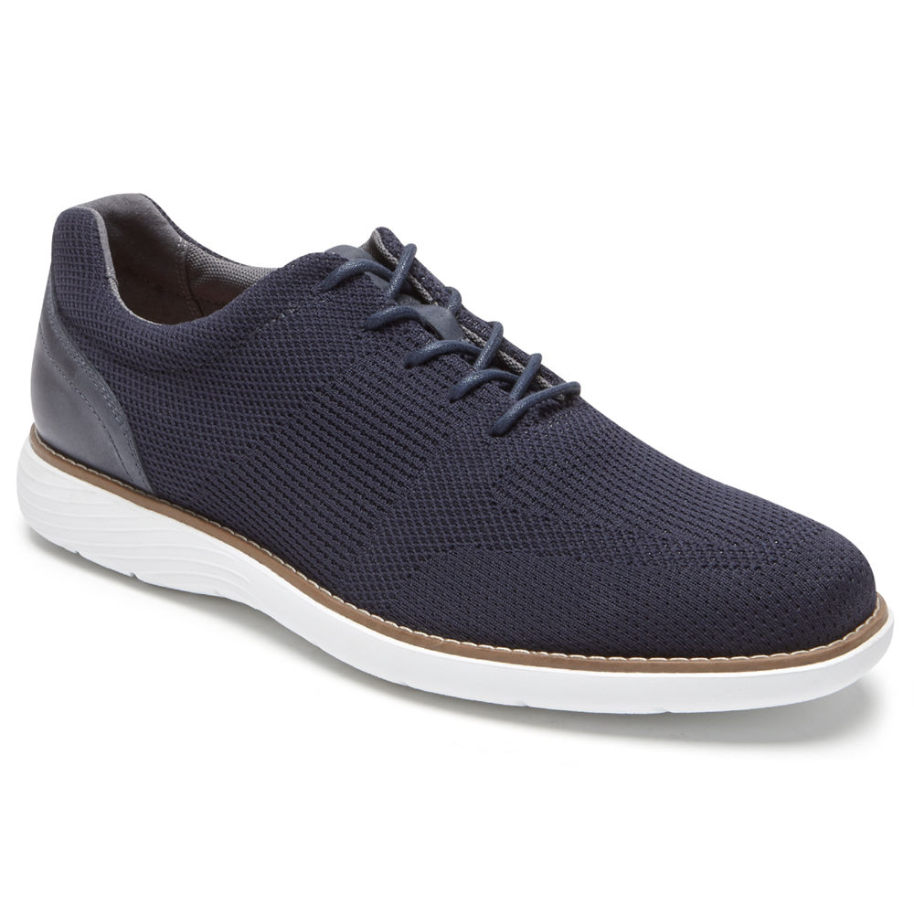 Rockport Mens Garett Mesh - Sneakers Blue - CRU631782